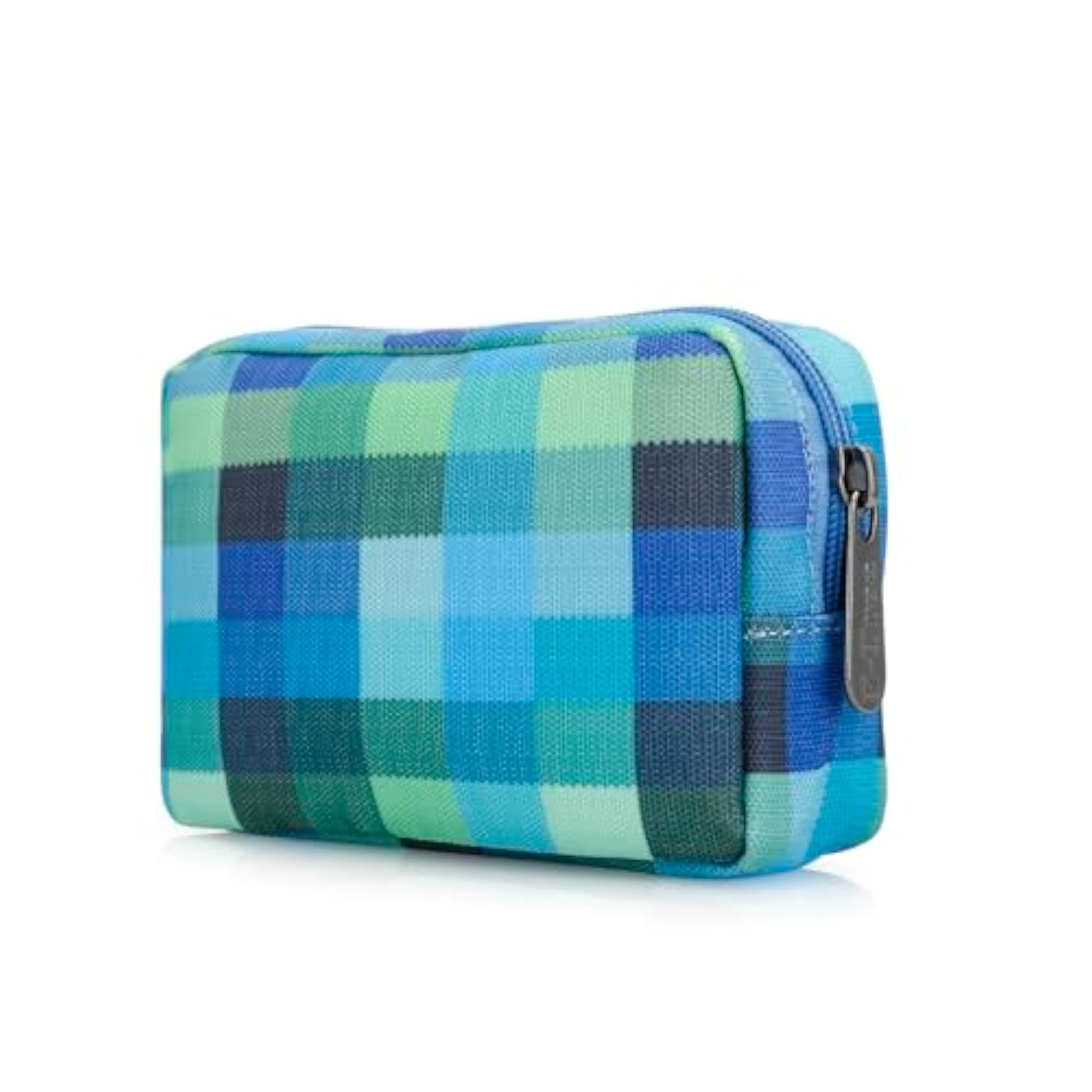 Small Canvas Zippered Cosmetic Bag, Portable Daily Storage